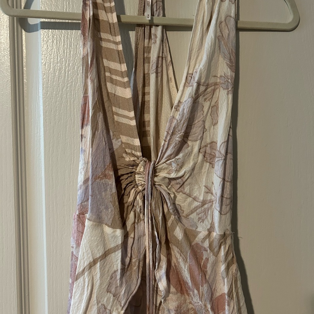 Free people - Floral Halter Top with Drawstring